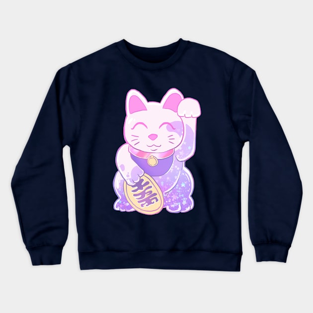 Glitter & Good Fortune Crewneck Sweatshirt by paintdust